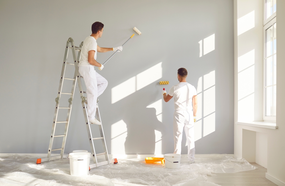 Dit is het resultaat van glasvliesbehang laten aanbrengen in je nieuwbouwwoning in Alkmaar.