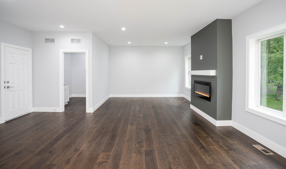 Dit is het resultaat van glasvezelbehang laten aanbrengen in je nieuwbouwwoning in Alkmaar.